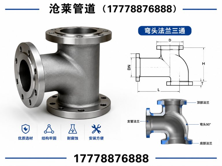 河间市弯头法兰三通展示图